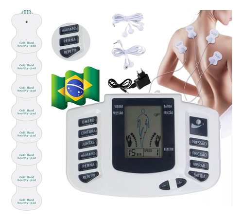Aparelho P/ Fisioterapia Choque Massageador Em Português Br
