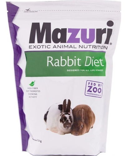 Alimento Mazuri Para Conejo 1.3 Kg - Rabbit Diet 