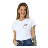 Blusa T-shirt  Baby Look Feminina - Pequeno Príncipe