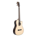 Kala Kassebybce Ukelele De Picea Maciza Con Cuerpo De Eban