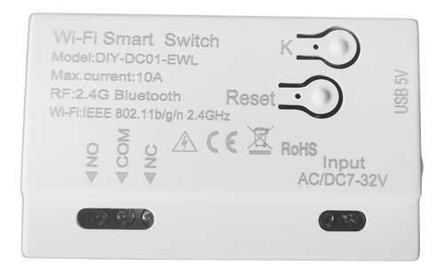 Tuya Smart Rele Wifi 5v 12v 24v Ac/dc Domotica Rf433