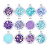 Equipo Para Decorar Uñas Minejin Nail Art Glitter Decoration