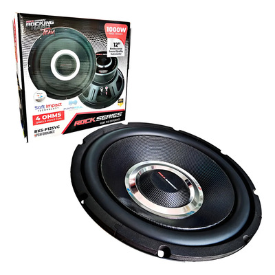 Subwoofer 12puLG Rock Series Rks-p12svc 1000watts Color Negro | Meses sin interés