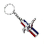 Llavero Mustang Gt Caballo Keychain Rayas