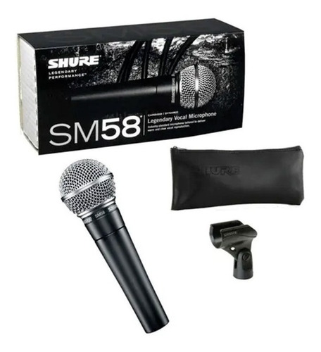 Microfono Shure Sm58 Lc De Voz Sm-58lc Profesional Original