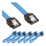 Paquete De 6 Cables Sata Iii Rectos 6.0 Gbps L  24 PuLG...