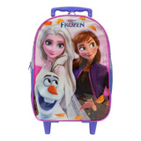 Mochila Carrinho Frozen Lilás/rosa 16 10600 Xeryus