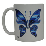 Rogue River Tactical Best Blue Butterfly Taza De Café Noveda