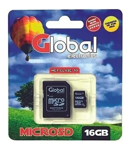 Memoria Micro Sd 16gb Class 10  Global