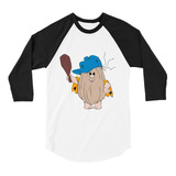 Playera Raglan 3/4 Cavernicolita Los Picapiedra