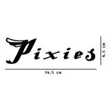 Sticker Vinil Pixies Logo Rock 2 Piezas $135 Mikegamesmx