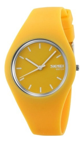 Reloj Impermeable Para Pareja Simple Jelly Colors