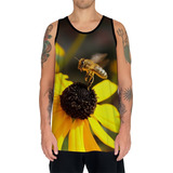 Camiseta Regata Abelha Jataí Inseto Natureza Flor Jardim 1