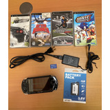 Psp Sony Consola Portátil De Videojuegos. Incluye 4 Juegos.