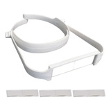 Lupa De Cabeca Tk600 Branca 4 Lentes - Ideal Para Eletronica