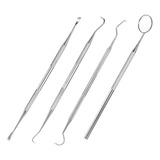 4pcs Inoxidable Acero Dentales Herramientas Equipo Dentistas