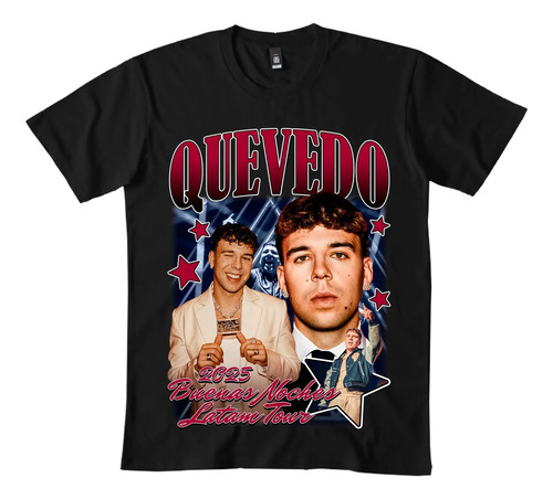 Playera Quevedo Buenas Noches Latam Tour 2025 | Envío gratis