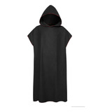 Toalla Cambiadora Poncho Surf Toalla De Secado Rápido Negro