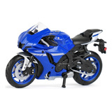 Motocicleta Maisto Escala 1:18 2021 Yamaha Yzf-r1 Colección