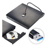 Gravador Dvd Externo Portátil Slim Usb 5gbps Mac Pc Note Nf