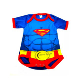 Body Mameluco Enterizo Disfraz  Superman Mujer Maravilla