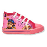 Tenis Botita Niña Rosa 12-16 Primeros Pasos Paw Patrol Lona 