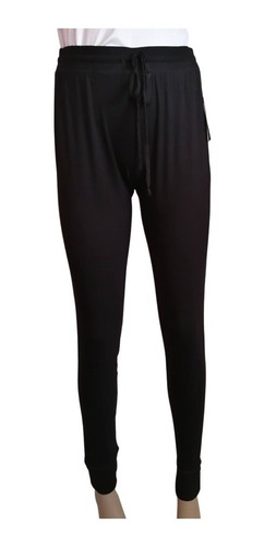 Pantalón Pijama Mujer Negro Talla Xs Jenni