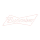 Letrero Led Neon Budweiser Cerveza Bar 20*56cm Luminoso