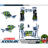 Kodiak Yamaha Graficos Calcas Wrap Vinil Laminado Antirayon