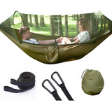 Hamaca Portátil Desplegable For Acampar Al Aire Libre Con M