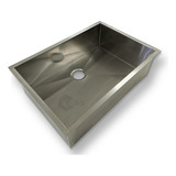 Cozinha Cuba Inox 60x40 Quadrada S/escorredor