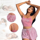 Pijama Para Mujer Sexy Comoda Y Elegante Conjunto Completo