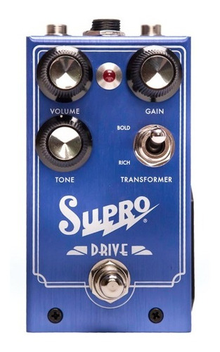 Pedal Supro Drive Analogico Tipo Amp Vintage Para Guitarra