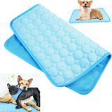 Almofada Refrescante Ice Silk Pet Para Cães, 70x55cm