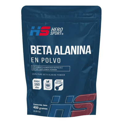 Beta Alanina 400g Hero Sports 160 Porciones Suplemento Nutricional Polvo | Envío gratis