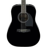 Ibanez Pf15-bk Guitarra Acústica Performance Negro Brillante