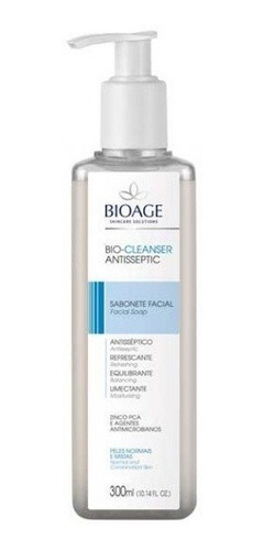 Bio Cleanser Antisseptic 300ml Sabonete Líquido Bioage 300ml