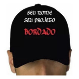 10 Bonés Com Bordado Personalizado C/ Sua Logo E 10 Laterais