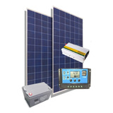 Kit Solar Inversor 2000w 220v Energia Casa Campo M8 Cta