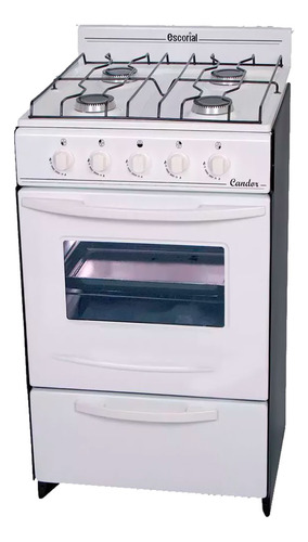 Cocina Escorial Candor S2 51 Cm Blanca G/e Can51bl