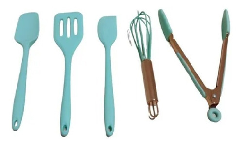 Juego Utensilios Silicona Cocina Repostería Incluye 5 Piezas