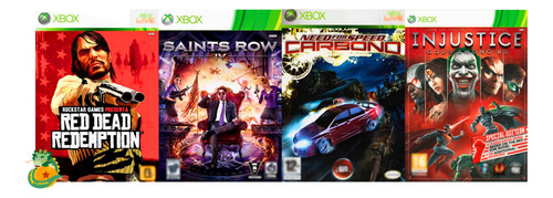 Red Dead Redemption - Nfs Carbono + 2 Juegos Xbox 360