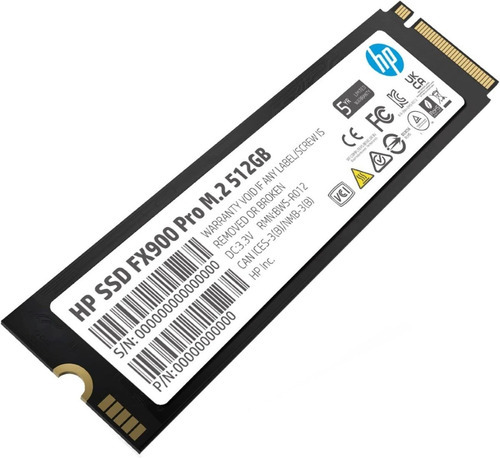 Ssd Hp Nvme Fx900 512gb 57s52aa#abm /vc Color Negro