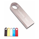 Pen Drive 64gb Metal Dourado C/ Adaptador Usb Pendrive