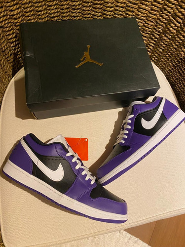 Zapatillas Nike Jordan 1 Low Court Purple Talle 10us