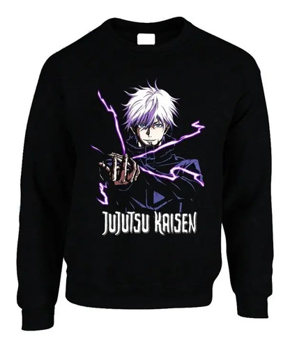 Sudadera Jujutsu Kaisen Gojo Satoru Purple Hollow Anime Mang