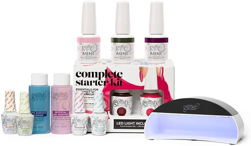 Gelish Kit Básico Para Aplicar En Casa Mini Complete Starter