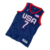 Regata De Times De Basquete Musculação Dry Fit - Usa