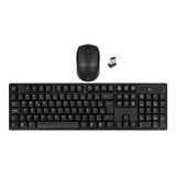 Kit Teclado E Mouse Sem Fio Mb54264 2.4ghz Usb Wireless 