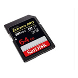 Cartão Memória  Sandisk 64gb Extreme Pro + Leitor De Cartões